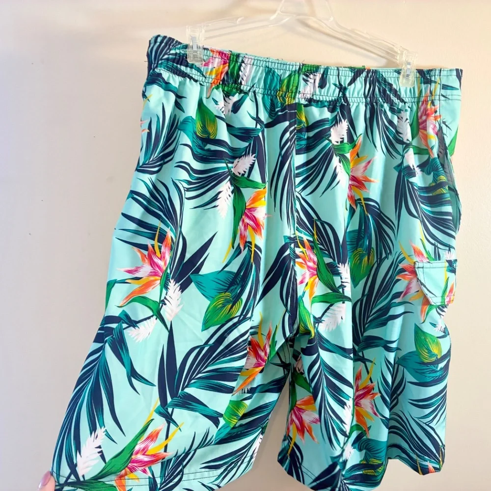Club Room Tropical Swim Trunks